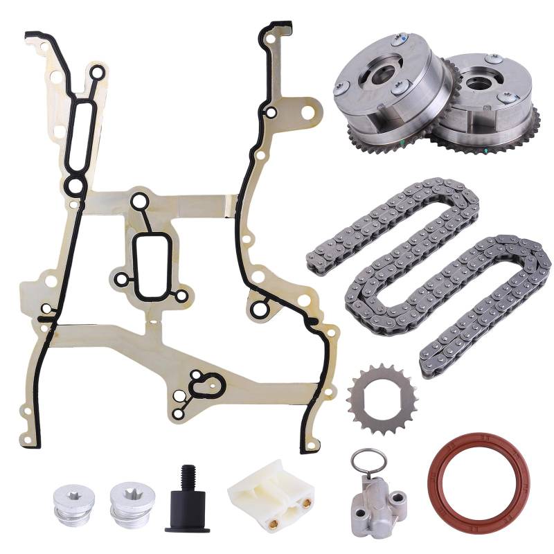 Surakey Control Chain Set 55562234 Compatible for Chevrolet Aveo Opel Adam Astra J Corsa D Insignia A 1.2 1.4 von Surakey