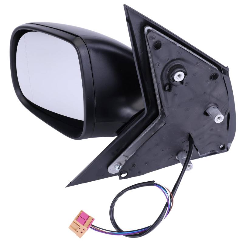 Surakey Rearview Mirror Front Left Driver Side Power Heated Foladable Car Side Mirror Compatible for California T6 Camper Replaces 7E1857407Q 7E1857527K von Surakey