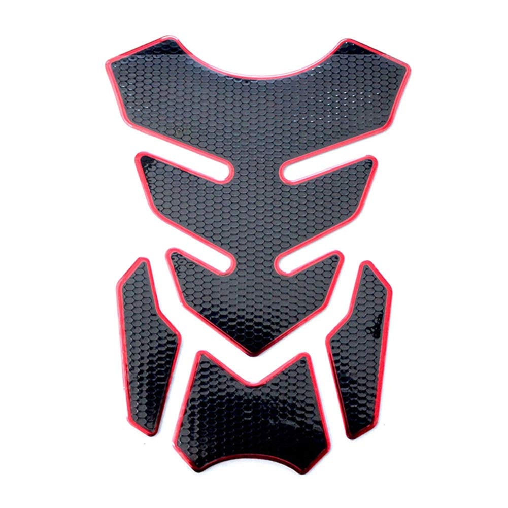Surakey Tankpad Tankschutz Tankaufkleber für Motorrad,1 Stück Motorrad Tank Pad 3D Tank Aufkleber Wasserdicht Lackschutz Kohlefaser Protector Aufkleber Universal fit für Motorrad Tanks,Rot Surakey Tankpad Tankschutz Tankaufkleber für Motorrad,1 Stück Motorrad Tank Pad 3D Tank Aufkleber Wasserdicht Lackschutz Kohlefaser Protector Aufkleber Universal fit für Motorrad Tanks,Rot von Surakey