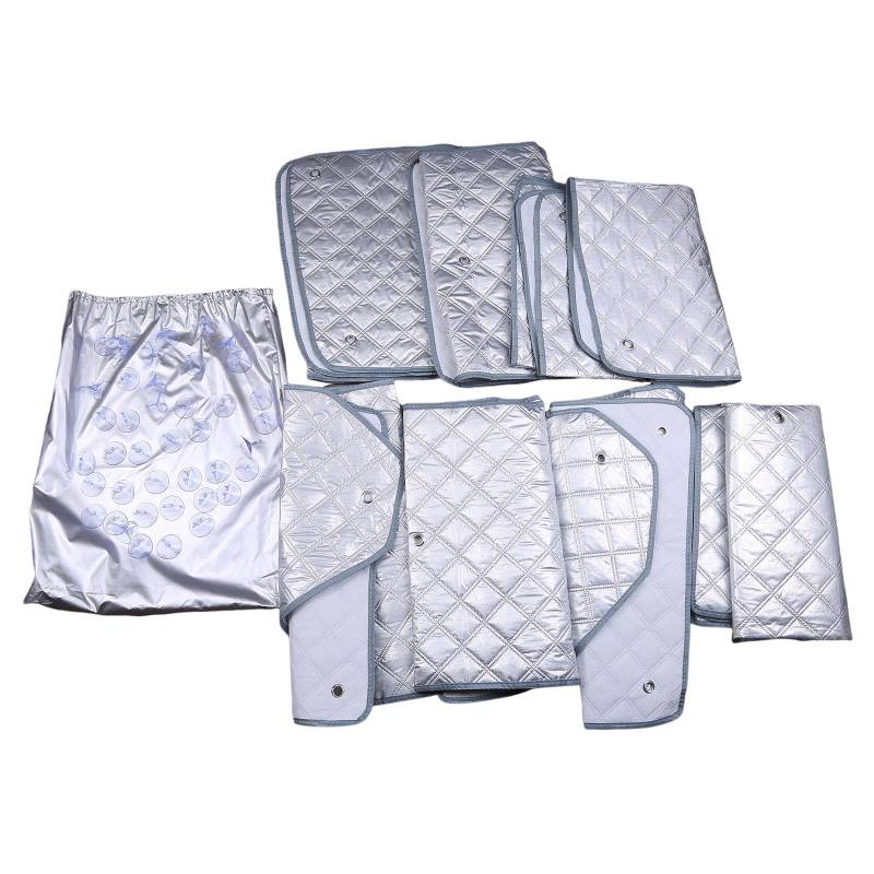 Surakey Window Front Screen Cover Replacement for T5 T6 Windscreen Cover Front Window Internal Screen Cover Sunshade Sun Visor Set von Surakey