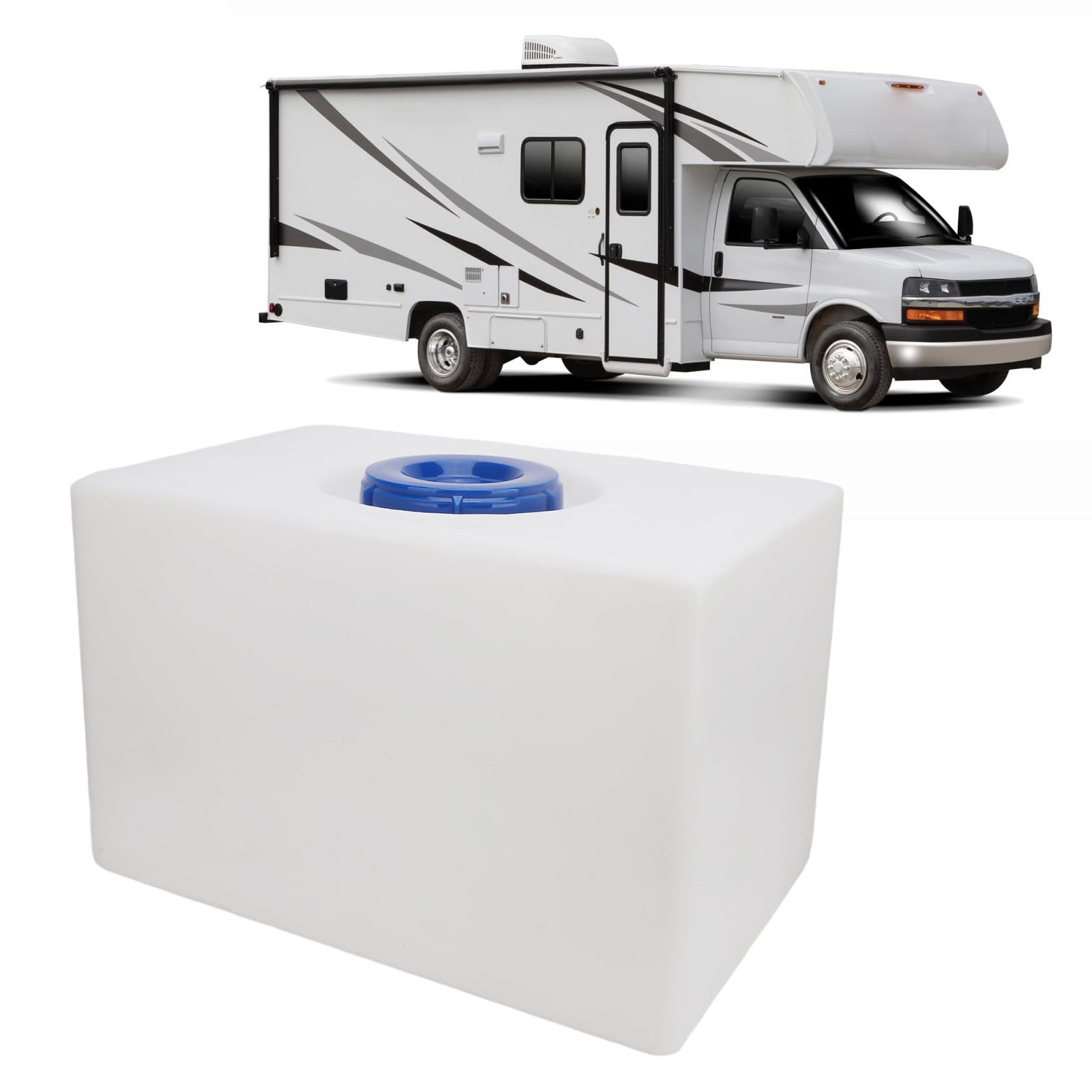 SustVita 16 Gallonen Wasserspeicherbehälter, Wohnmobil -Süßwassertank für tragbare Wasserhalte, Leckdeliedesign für Anhänger und Boot SustVita 16 Gallonen Wasserspeicherbehälter, Wohnmobil -Süßwassertank für tragbare Wasserhalte, Leckdeliedesign für Anhänger und Boot von SustVita