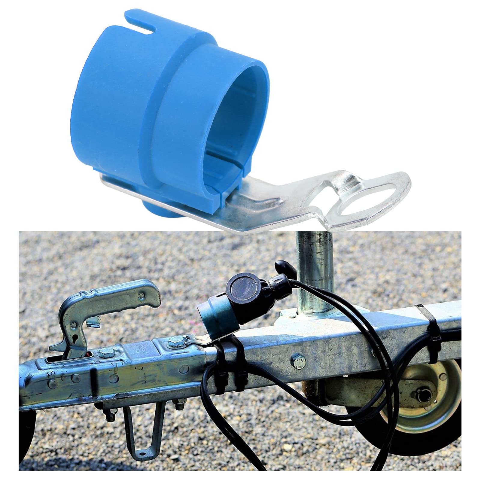 SustVita Universal Weatherproof Accessory, 7-13 Pin Connector Adapter and Trailer Plug Holder for Durability (Blue) von SustVita