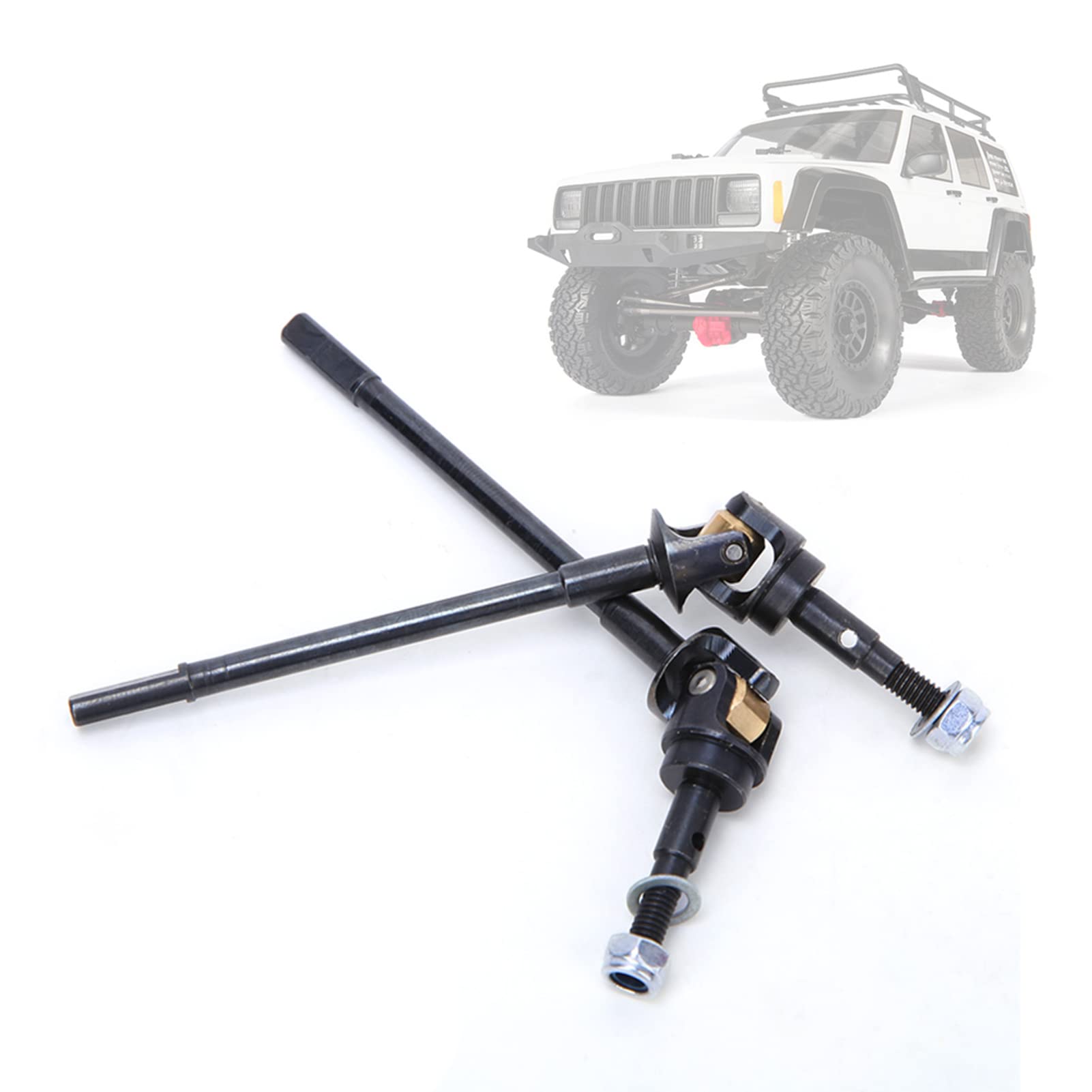 Sustvita Front CVD Universal Antriebswelle, Hochleistungsantriebswelle für axiale SCX10 II RC Crawler Model Accessoires Sustvita Front CVD Universal Antriebswelle, Hochleistungsantriebswelle für axiale SCX10 II RC Crawler Model Accessoires von SustVita