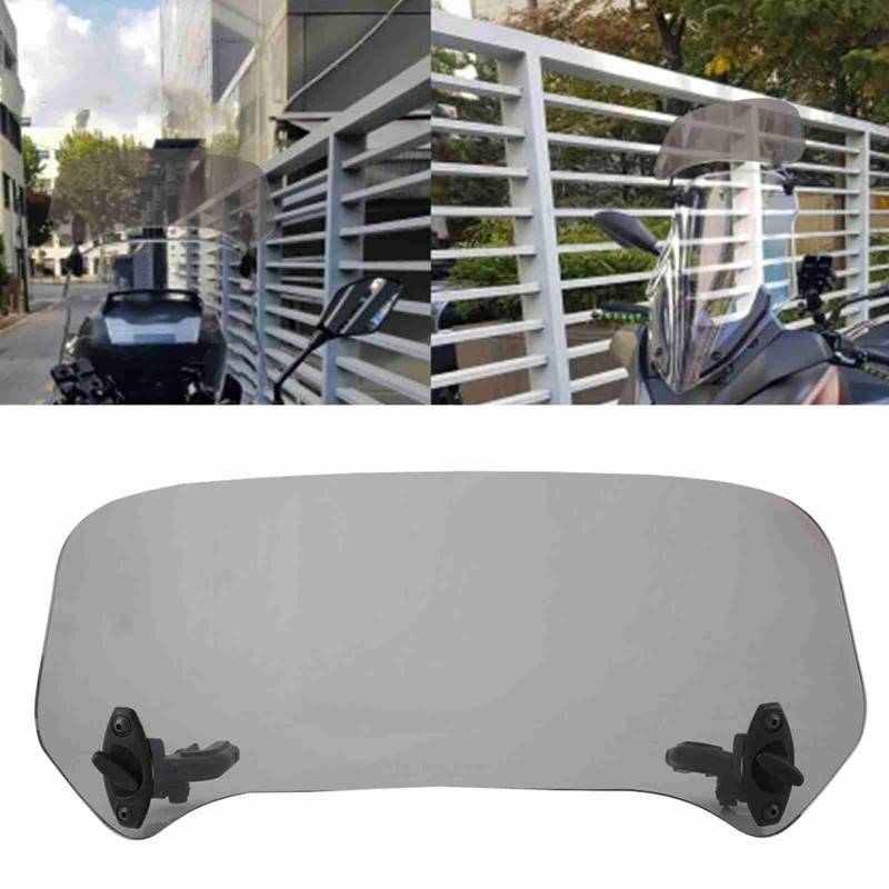 Sustvita Verstellbarer windbildschirm Universal Windschutzscheibe Spoilerluft -Deflektor (Raucher kleines Modell) von SustVita