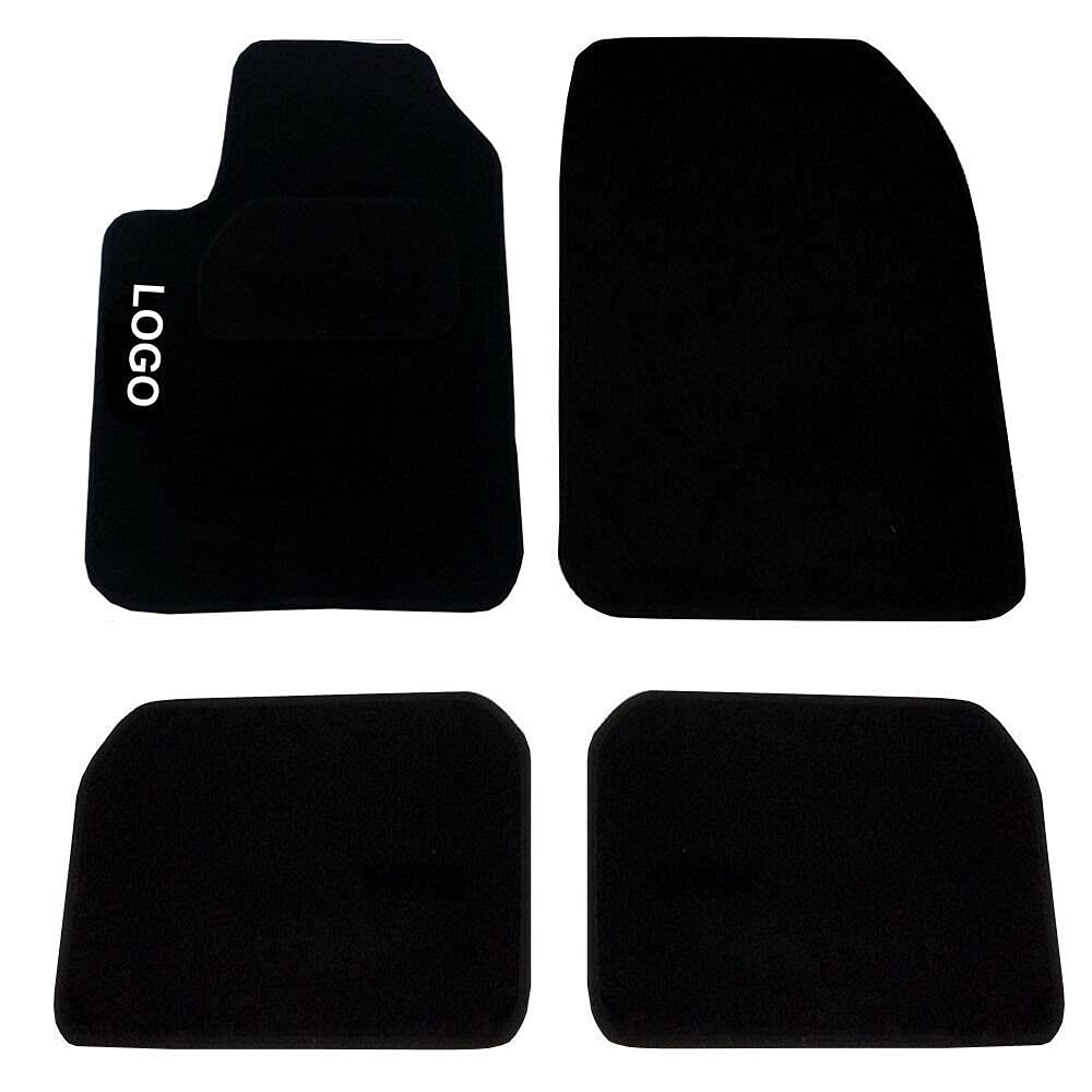 Susy Shop Auto-Fußmatten, Universelle Passform, Teppich, Schwarz, Front und Rear, mit Befestigung an den Fußmatten Susy Shop Auto-Fußmatten, Universelle Passform, Teppich, Schwarz, Front und Rear, mit Befestigung an den Fußmatten von Susy Shop
