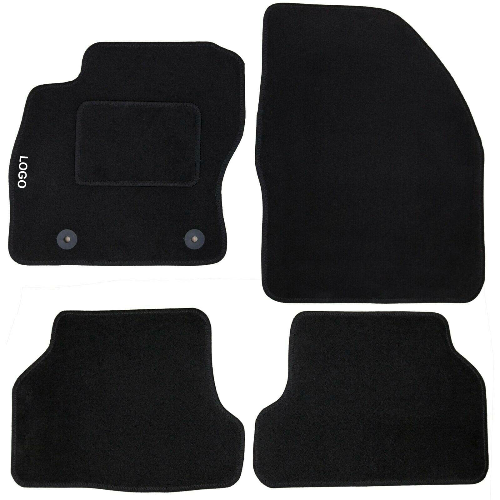 Auto-Fußmatten aus Teppichmaterial, mit 2 Befestigungsclips und Logo, kompatibel mit Focus ab 2005 Auto-Fußmatten aus Teppichmaterial, mit 2 Befestigungsclips und Logo, kompatibel mit Focus ab 2005 von Susy Shop