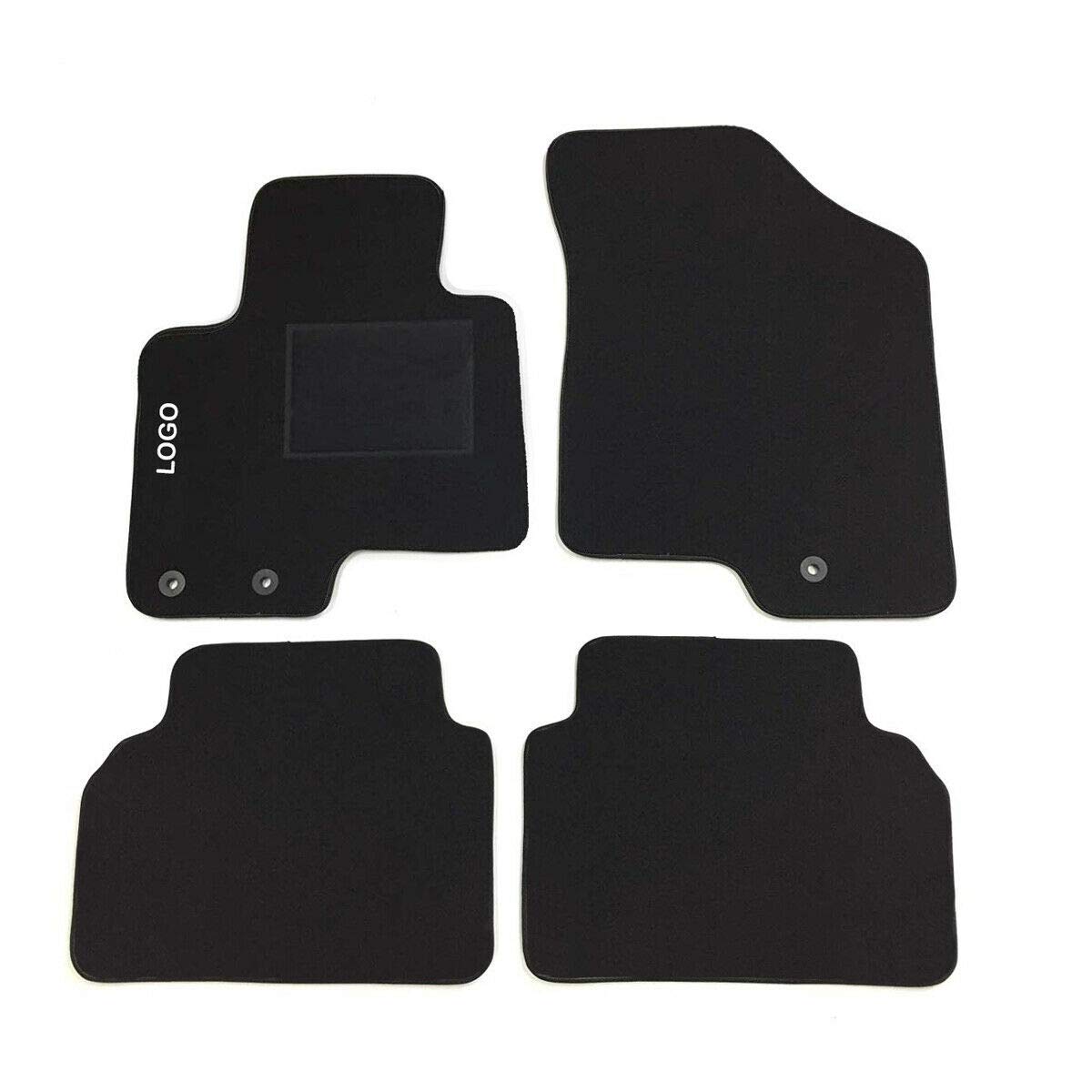 Susy Shop Auto-Fußmatten-Set aus Teppich, mit Logo auf Maß mit 3 Clips Susy Shop Auto-Fußmatten-Set aus Teppich, mit Logo auf Maß mit 3 Clips von Susy Shop