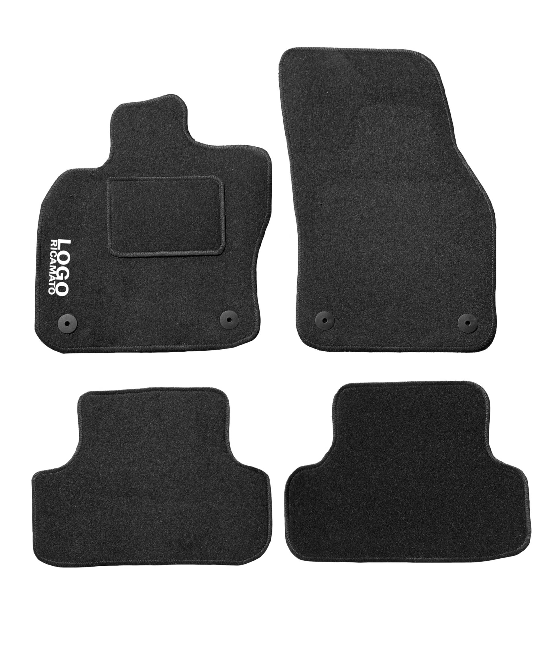 Susy Shop Auto-Fußmatten aus Teppich, mit Logo auf Maß mit 4 Clips Susy Shop Auto-Fußmatten aus Teppich, mit Logo auf Maß mit 4 Clips von Susy Shop