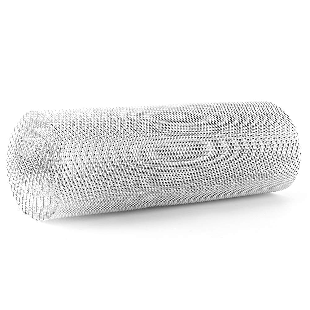 Car Grille Mesh, 3x6mm Aluminiumlegierung Car Grille Mesh Blatt Gitter Körper Stoßstange Rhombic Grill Universal, Silber Car Grille Mesh, 3x6mm Aluminiumlegierung Car Grille Mesh Blatt Gitter Körper Stoßstange Rhombic Grill Universal, Silber von Suuonee