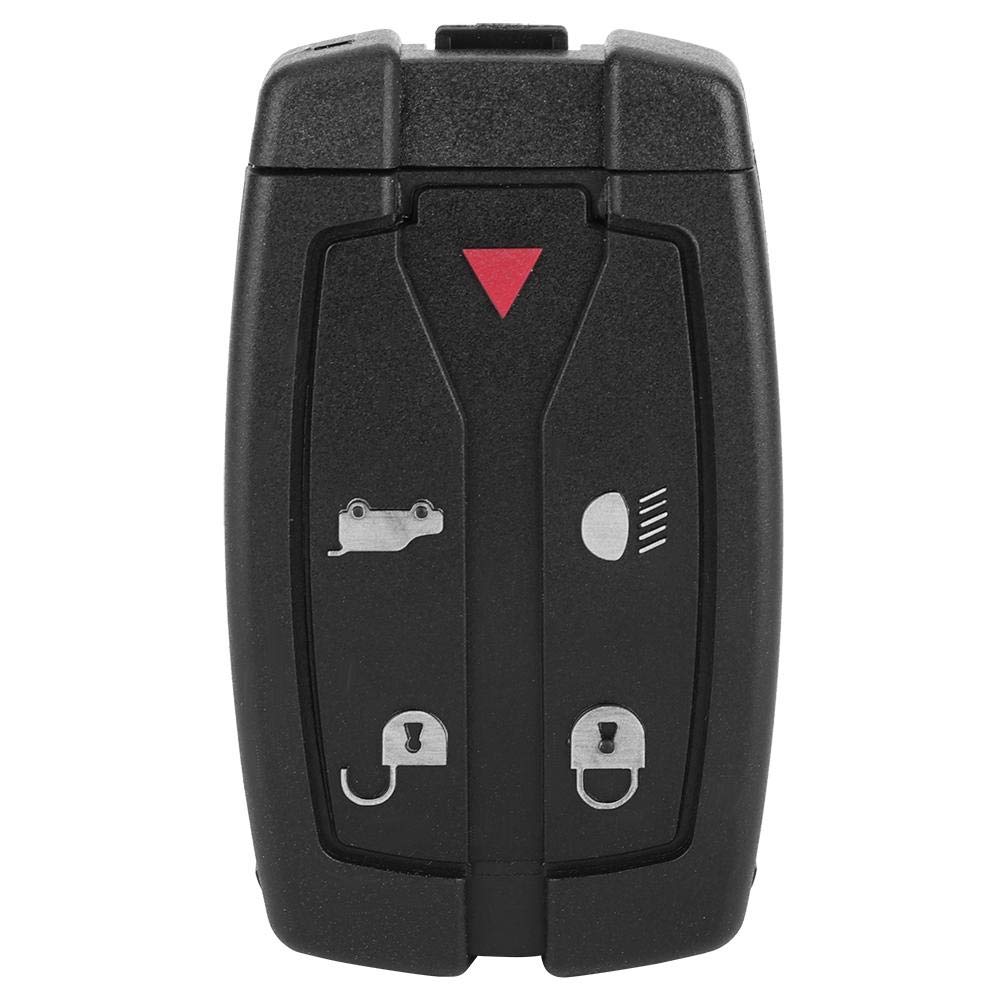 Car Remote Key Case, 4-Tasten-Auto ABS Remote Smart Key Case Fob Shell für Freelander 2, schwarz von Suuonee