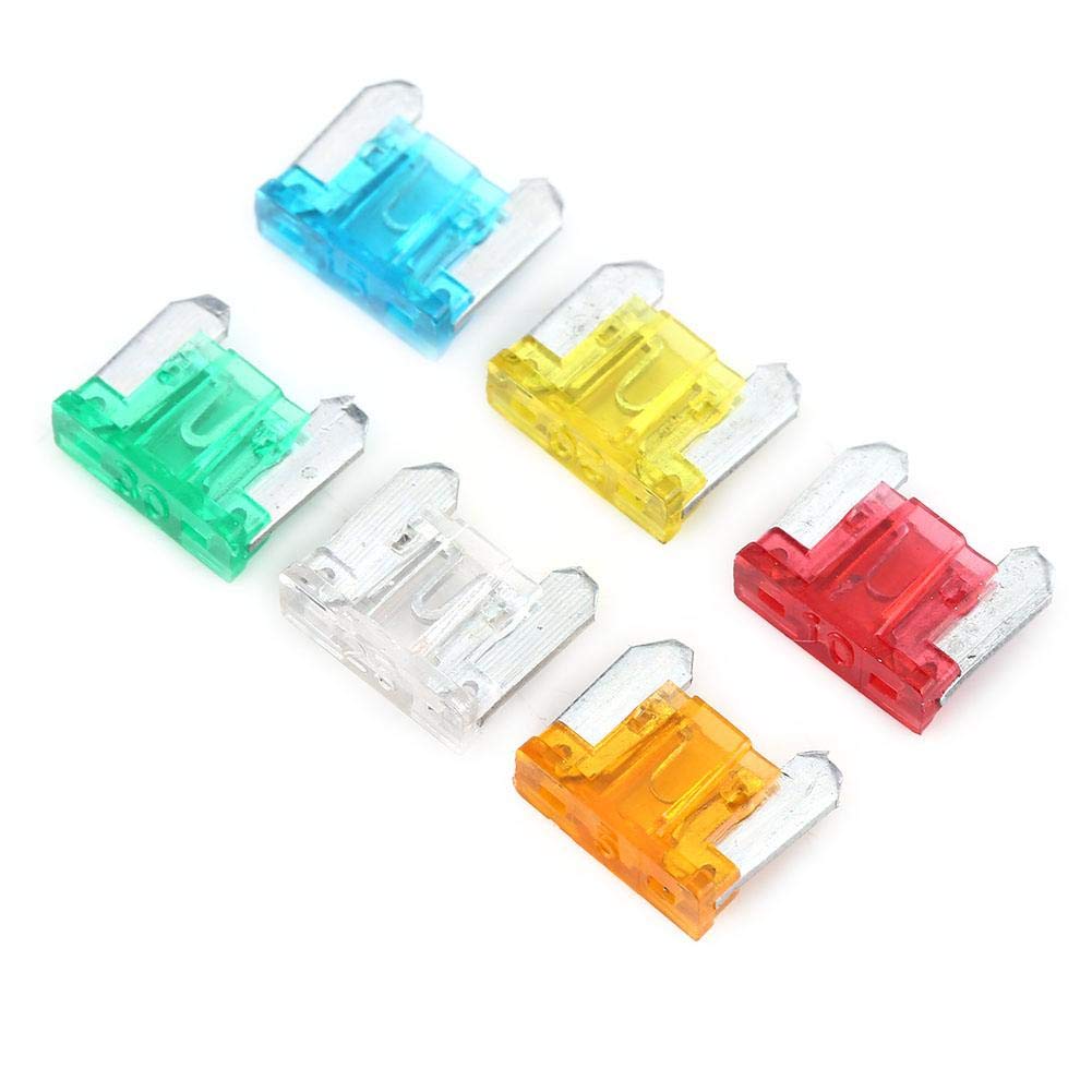Flachsicherung,120-tlg. 5A 30A Sortiment Blade Sicherung Micro Mini Flachsicherungs Set Kit für Auto LKW SUV Flachsicherung,120-tlg. 5A 30A Sortiment Blade Sicherung Micro Mini Flachsicherungs Set Kit für Auto LKW SUV von Suuonee