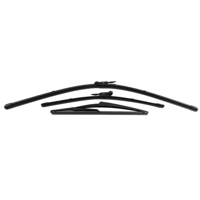 Scheibenwischer Vorne Und Hinten 24/16/12 Inch Auto Scheibenwischer for Vauxhall Corsa D 2006 TO 2014 von Suuonee