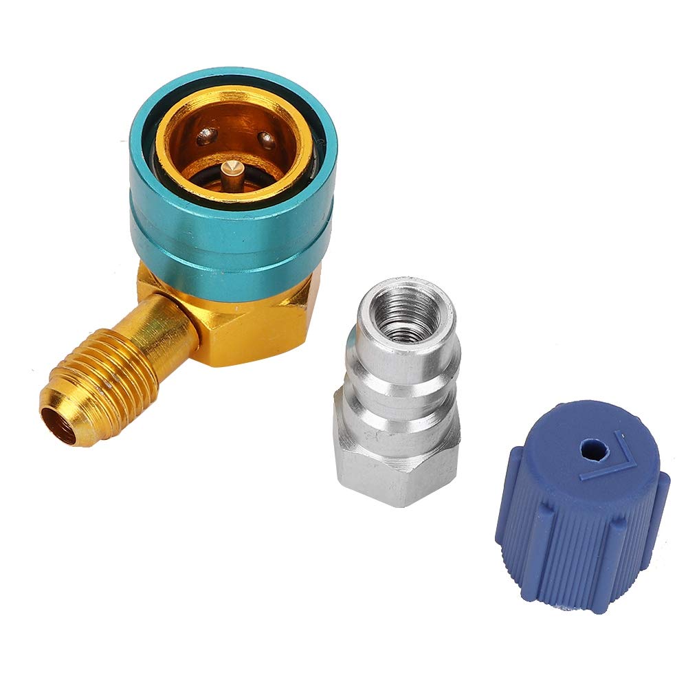 Suuonee Air Conditioner Quick Adapter, Auto R1234YF auf R134A Low Side Quick Coupler Adapter Kfz-Klimaanlagenbeschlag Suuonee Air Conditioner Quick Adapter, Auto R1234YF auf R134A Low Side Quick Coupler Adapter Kfz-Klimaanlagenbeschlag von Suuonee