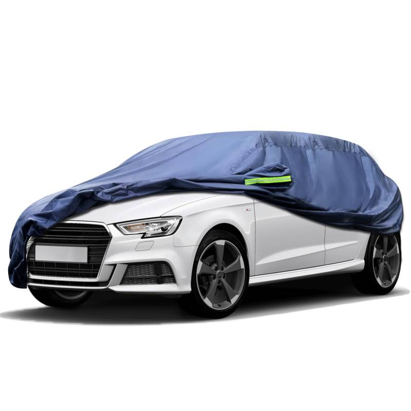 Svnqney Autoabdeckplane 10 Schichten Vollgarage Autoabdeckung Vollgarage Staubdicht Wasserdicht Autohülle Autoplane Car Cover für Audi Q3 2011-2024 von Svnqney