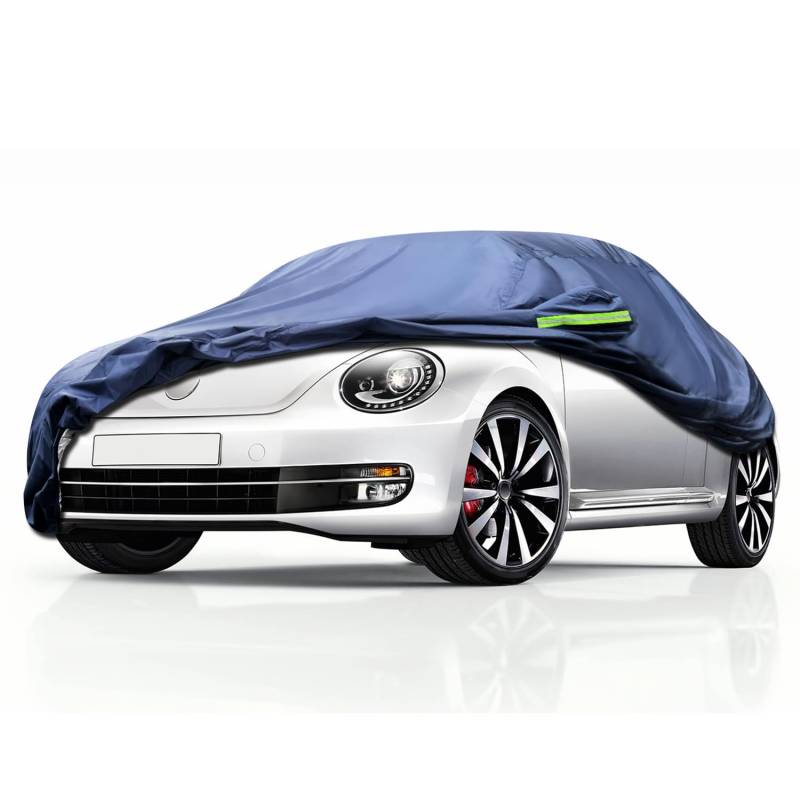 Svnqney Autoabdeckplane 10 Schichten Vollgarage Autoabdeckung Vollgarage Staubdicht Wasserdicht Autohülle Autoplane Car Cover für VW Beetle 1960-2022 von Svnqney