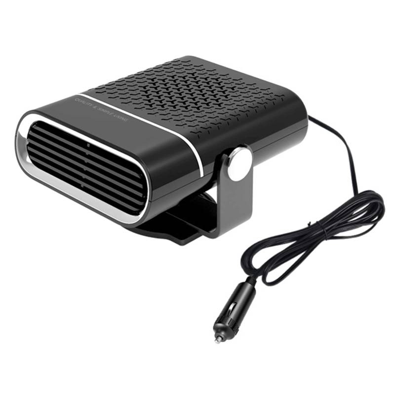 Swetopq Tragbare Auto-Heizung, 12V/24V Auto Heizlüfter, 2 in 1 Autoheizung Entfroster für Auto Windschutzscheibe Heizlüfter Defroste von Swetopq