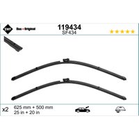 Scheibenwischer SWF 119434, Visioflex Länge 625+500mm, Vorne, 2 Stück Scheibenwischer SWF 119434, Visioflex Länge 625+500mm, Vorne, 2 Stück von Swf