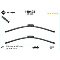 Scheibenwischer SWF 119498, Visioflex Länge 650+430mm, Vorne, 2 Stück Scheibenwischer SWF 119498, Visioflex Länge 650+430mm, Vorne, 2 Stück von Swf