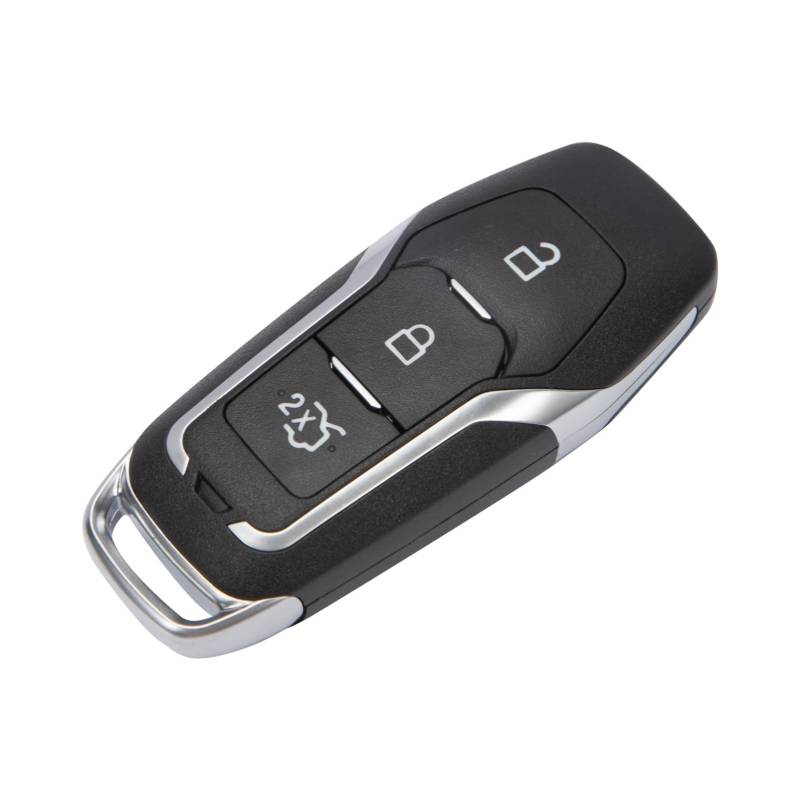 Swgaunc Autoschlüssel Gehäuse Schlüssel Hülle für Mondeo Ka Fiesta Focus Galaxy Mustang Kuga, 3-Tasten Funkschlüssel Schlüsselgehäuse von Swgaunc