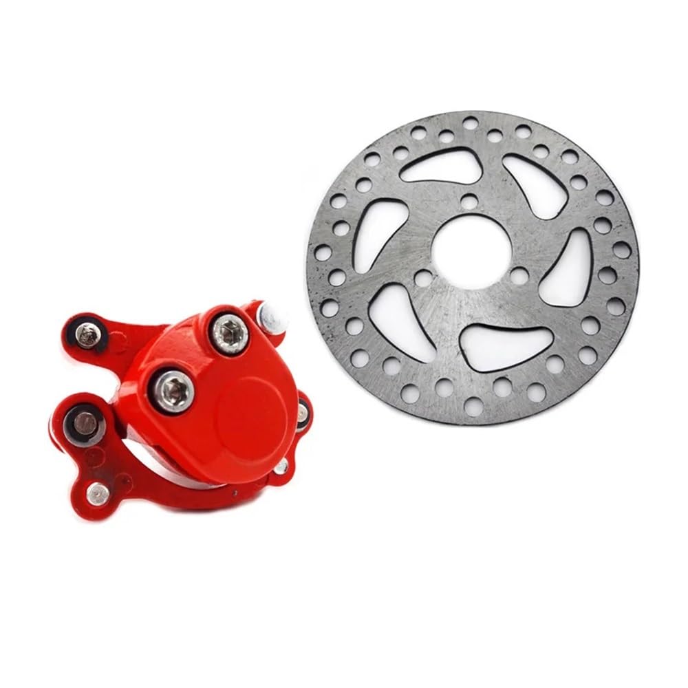 Vorne Links Bremssattel 120mm Bremsscheibe Rotor Fit for 2 Hub Kart Roller Motorrad Vorne Links Bremssattel 120mm Bremsscheibe Rotor Fit for 2 Hub Kart Roller Motorrad von SwiPle