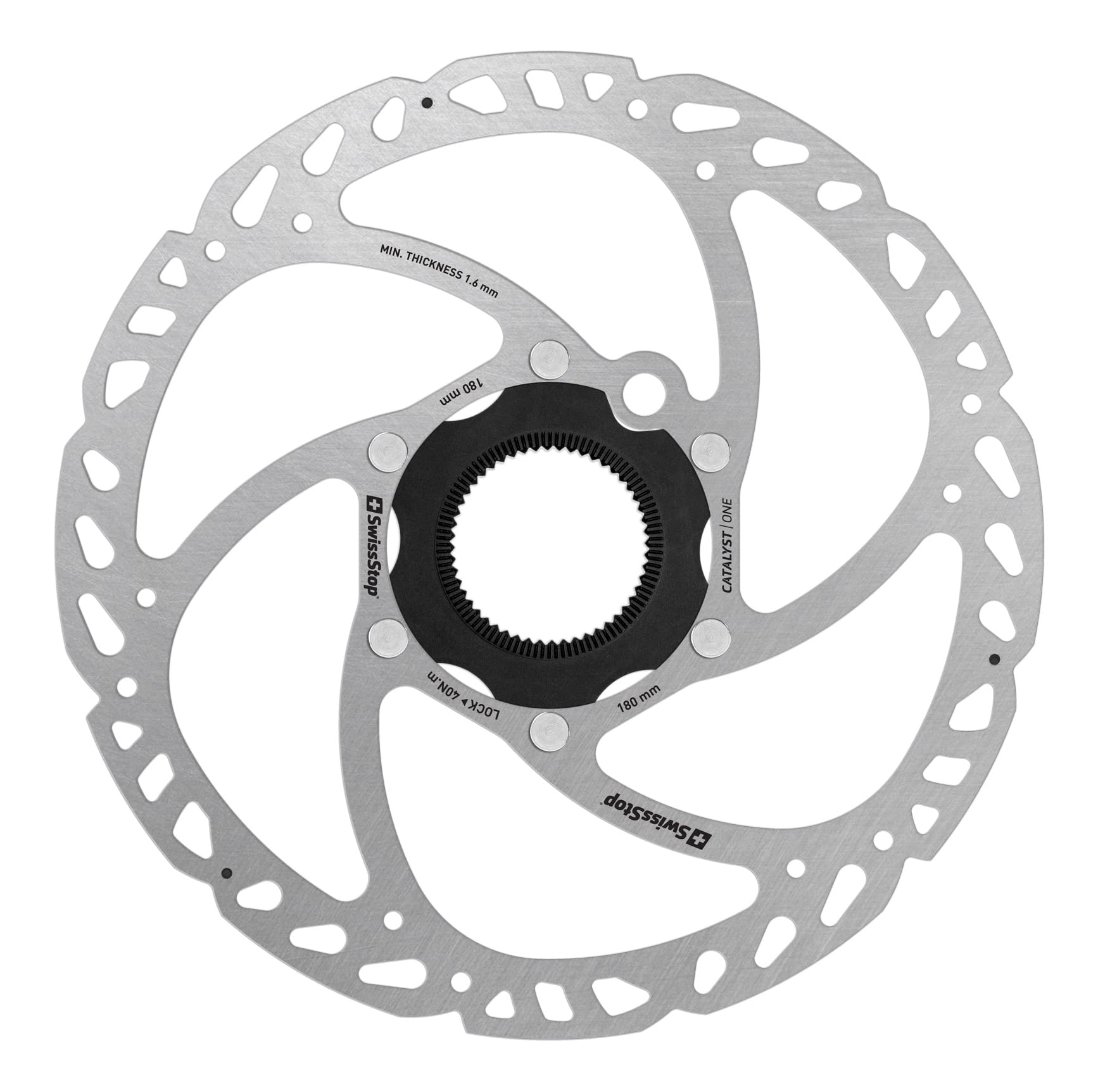 SwissStop Catalyst One Bremsscheibe, Silber, 18 cm SwissStop Catalyst One Bremsscheibe, Silber, 18 cm von SwissStop