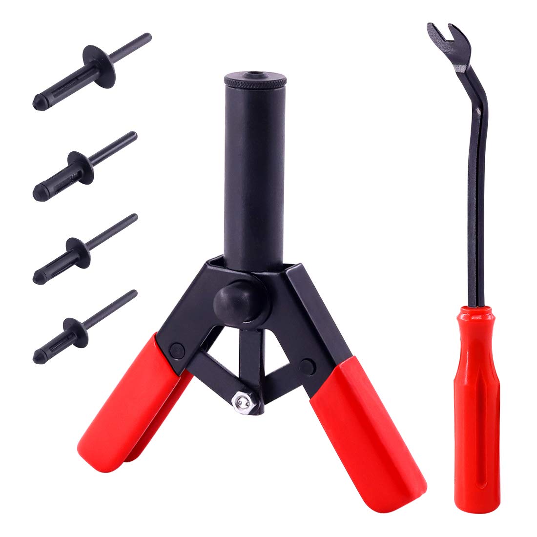 Swpeet 41-teiliges Poly-Nietpistolen-Set mit 1 Werkzeug zum Entfernen von Nieten, Poly-Nietenwerkzeug für alle Kunststoffnieten, sicheres Entfernen von Metall von Swpeet