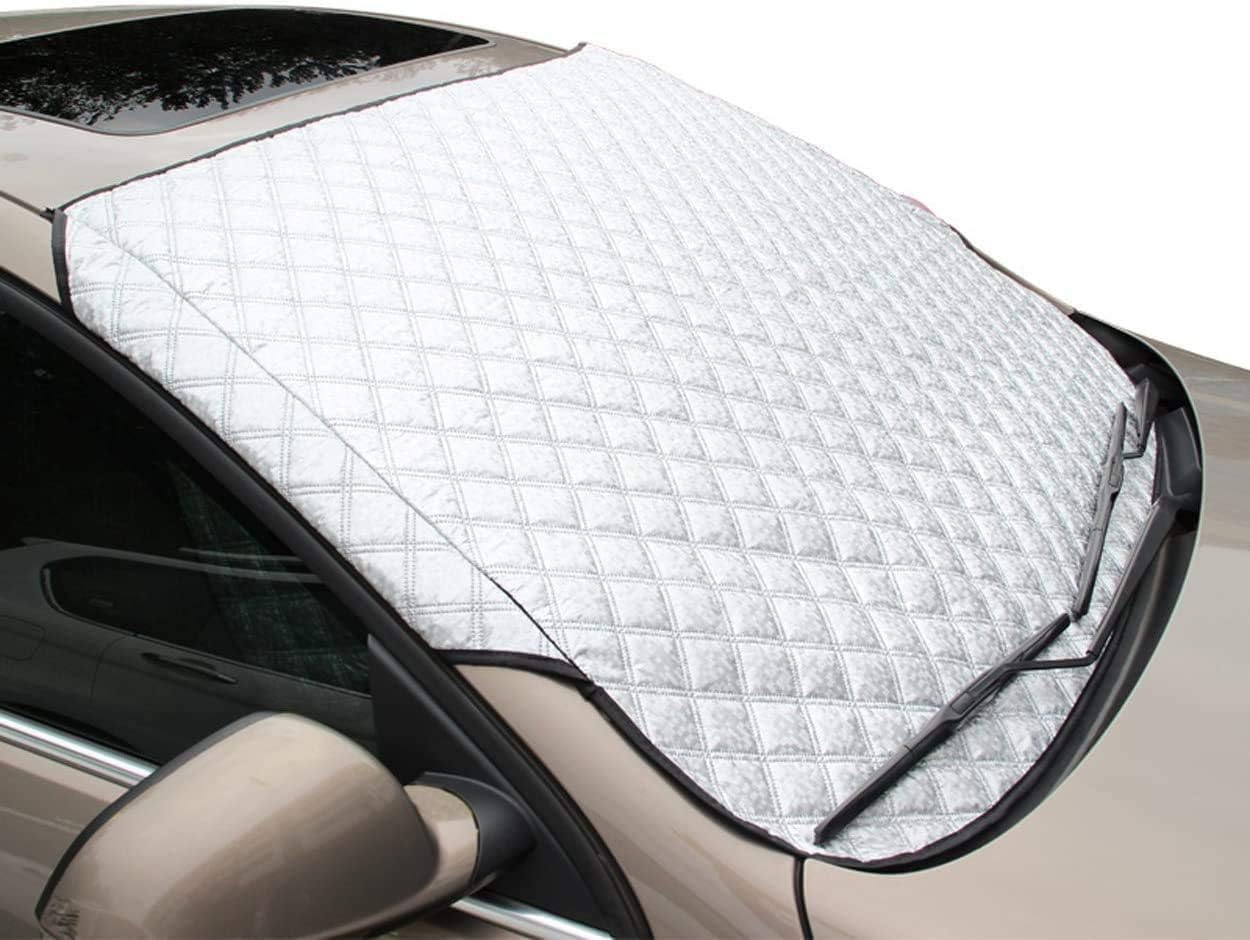 Auto Windschutzscheiben Abdeckung - Hochleistungs-Ultra-Dick Schutzabdeckung Schnee EIS Frost Staub Wasserbeständig UV,Flexible Größe für SUV LKW Auto Groß Oder Klein Auto Windschutzscheiben Abdeckung - Hochleistungs-Ultra-Dick Schutzabdeckung Schnee EIS Frost Staub Wasserbeständig UV,Flexible Größe für SUV LKW Auto Groß Oder Klein von Swygoo