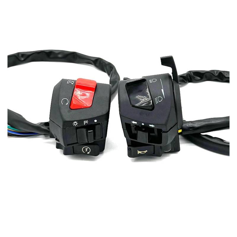22mm Motorrad Lenker Links Rechts Schalter Horn Blinker Scheinwerfer Elektrostart Lenker Controller Taste ZS125 ZS150 von SxcXChAom