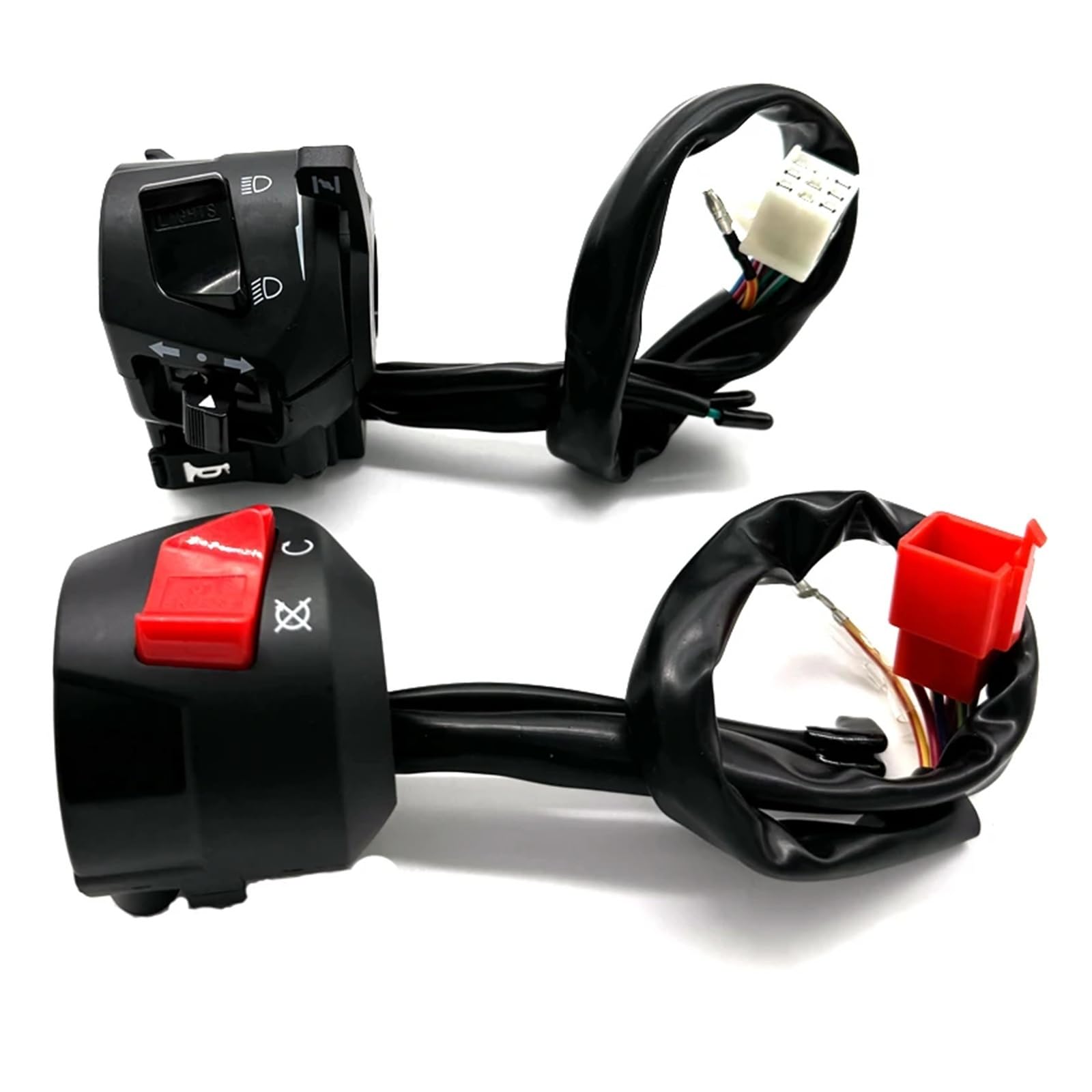 22mm Universal Motorrad Lenkerschalter mit Choke Horn Blinker Scheinwerfer Elektrostart Lenker Controller Schalter(1 pair) von SxcXChAom