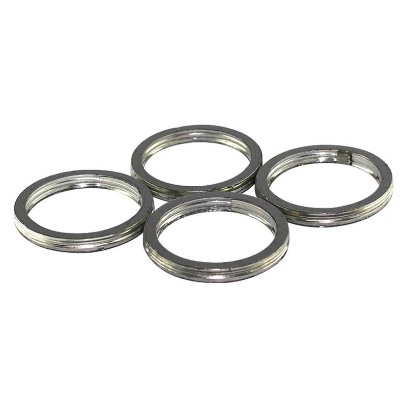 45mm Motorrad Schalldämpfer Auspuffrohr Header Dichtung for CRF250F CB1000 SXS1000 XR400R XR250R XR650R(4pcs) von SxcXChAom