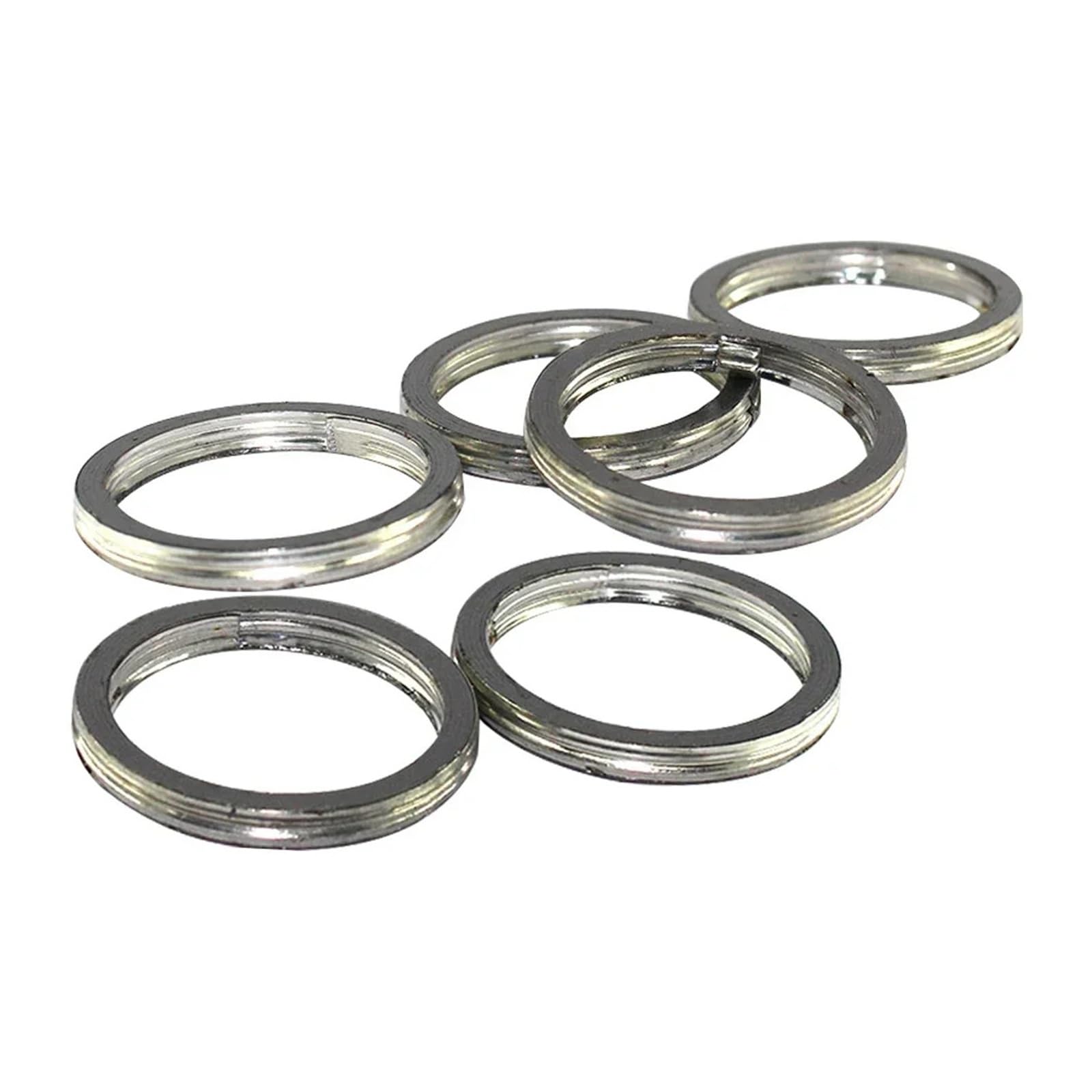 45mm Motorrad Schalldämpfer Auspuffrohr Header Dichtung for XR400R XR250R XR650R CRF250F CB1000 SXS1000(6pcs) von SxcXChAom