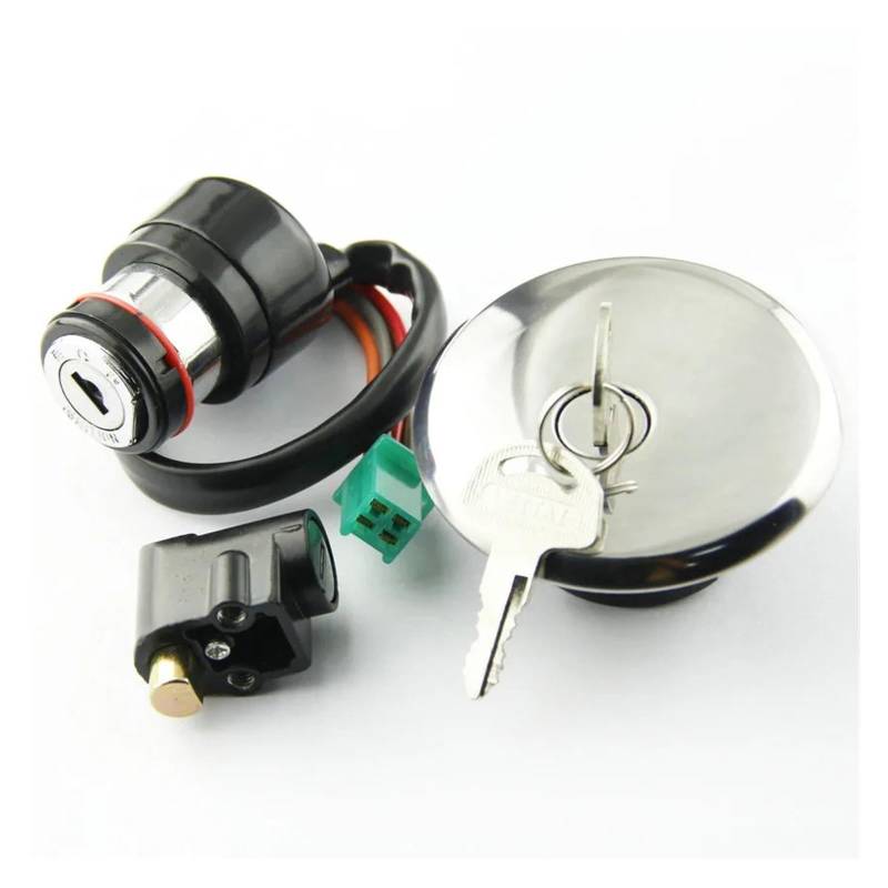 Motorrad Zündschloss Tankdeckel Sitzschloss Schlüsselsatz for GN125 GN 125 1982 1983 1984-2001 von SxcXChAom