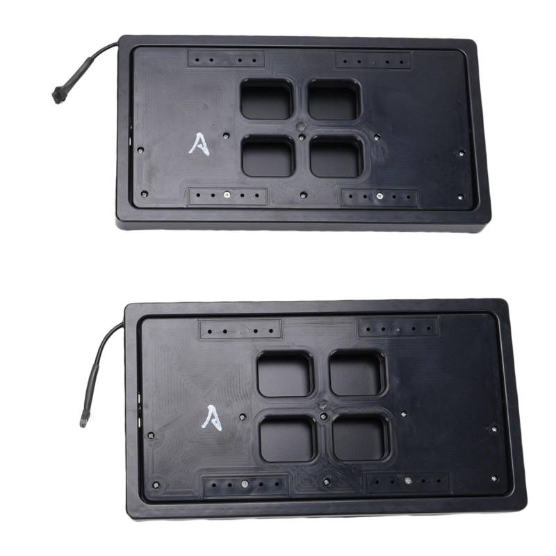 2pcs Schwarze Nummernschildrahmen Vollen Schutz und Verhindern Sie Kratzwinddurchdringliche Kennzeichenhalter für Uns Ca Platten von Sxhlseller
