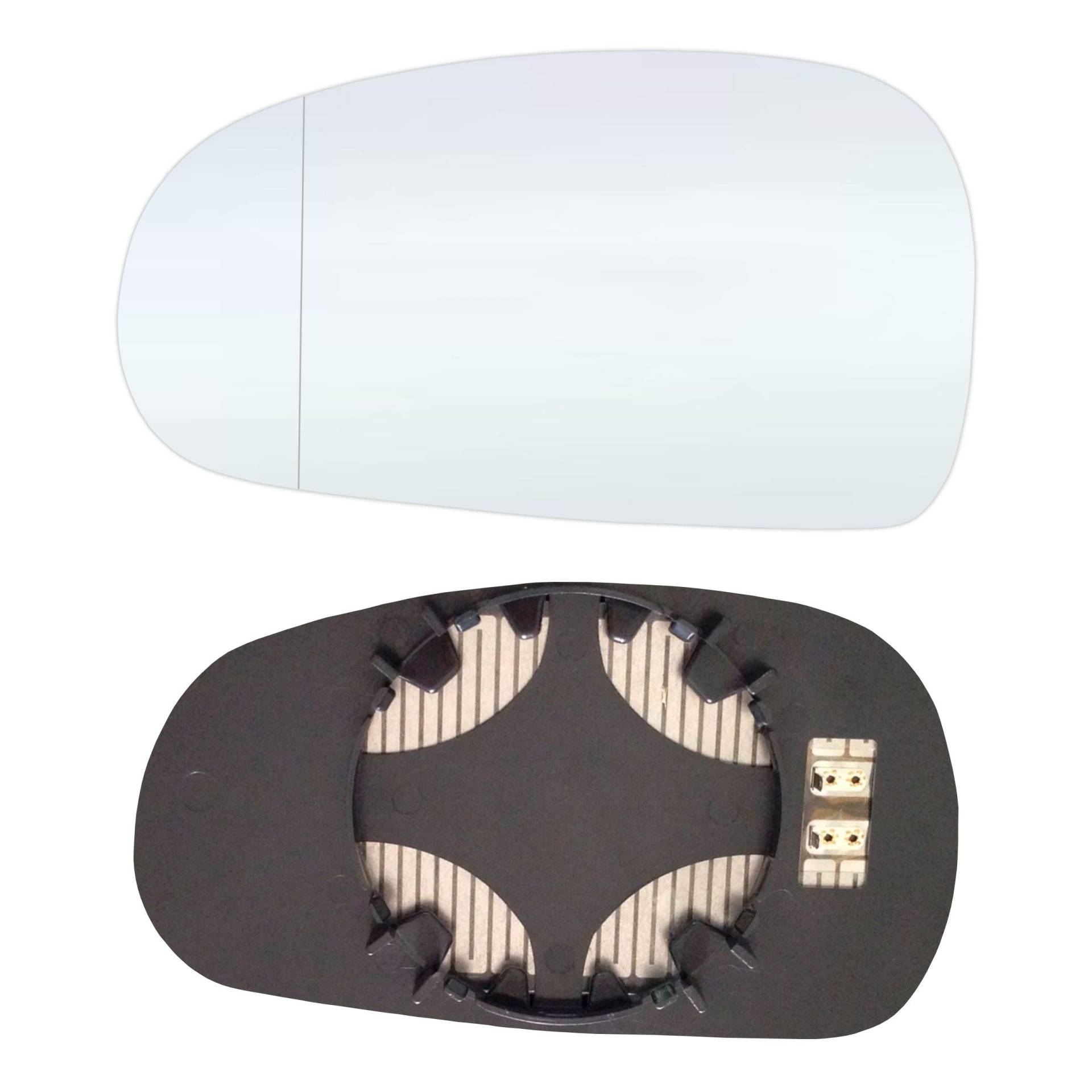 Links Fahrerseite Asphärish Spiegelglas mit Platte und Heizung #AM-AITT98-LWAH von Sylgab
