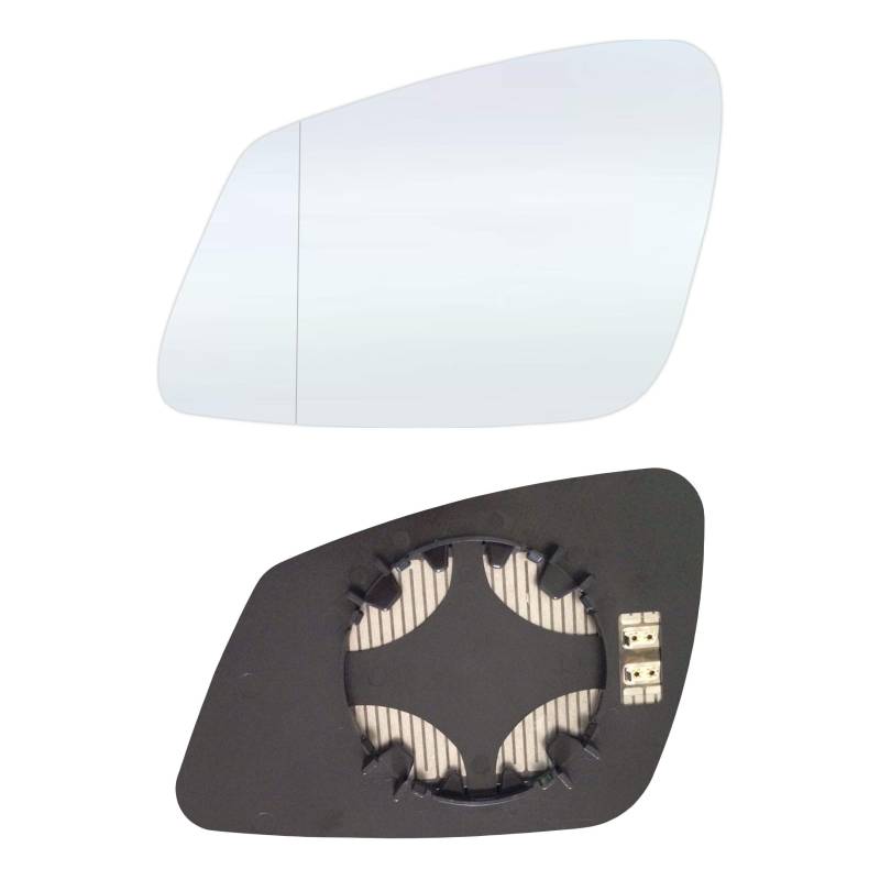 Links Fahrerseite Asphärish Spiegelglas mit Platte und Heizung #AM-BWF3011-LWAH von Sylgab
