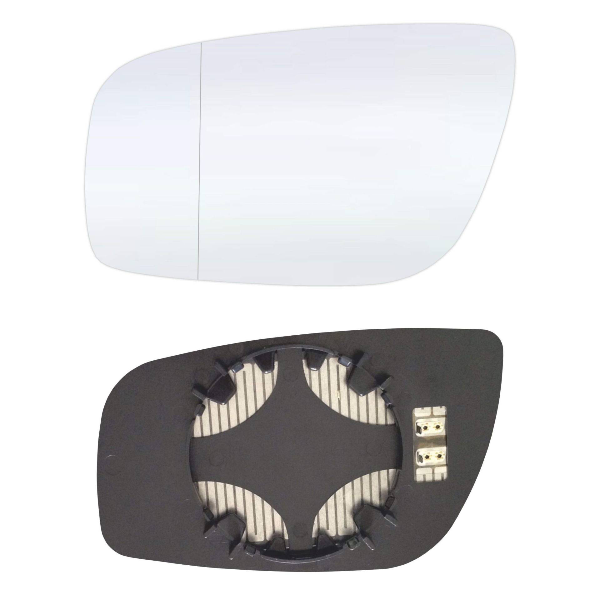 Links Fahrerseite Asphärish Spiegelglas mit Platte und Heizung #AM-MSEW21106-LWAH von Sylgab