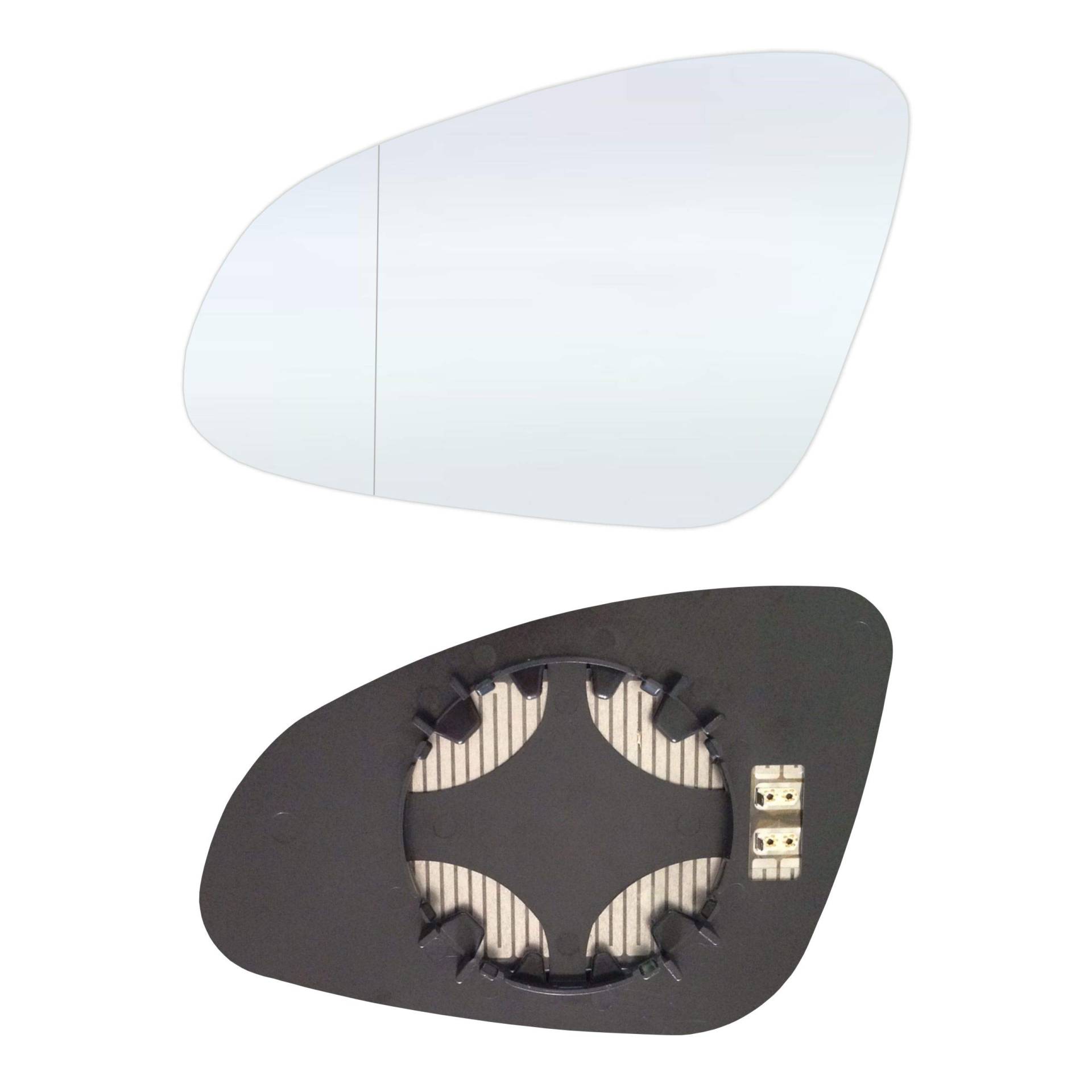 Links Fahrerseite Asphärish Spiegelglas mit Platte und Heizung #AM-OLASAJ10-LWAH von Sylgab