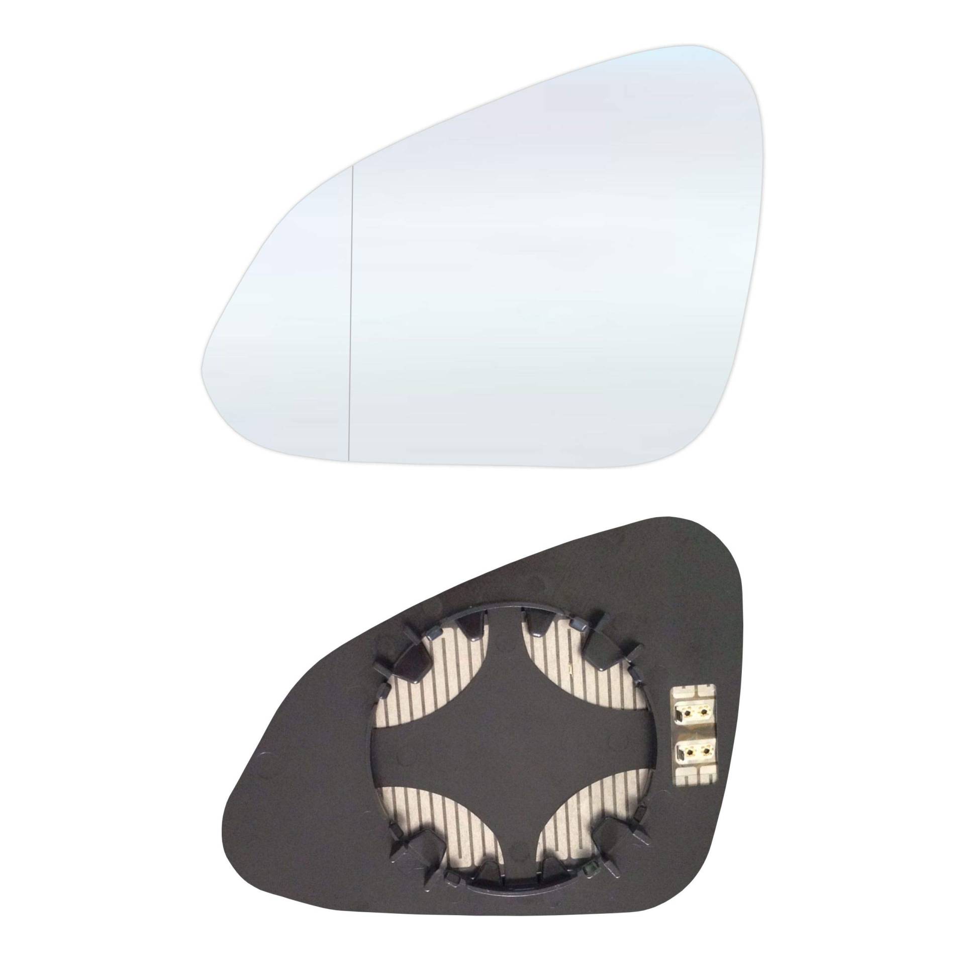 Links Fahrerseite Asphärish Spiegelglas mit Platte und Heizung #AM-OLIA08-LWAH von Sylgab