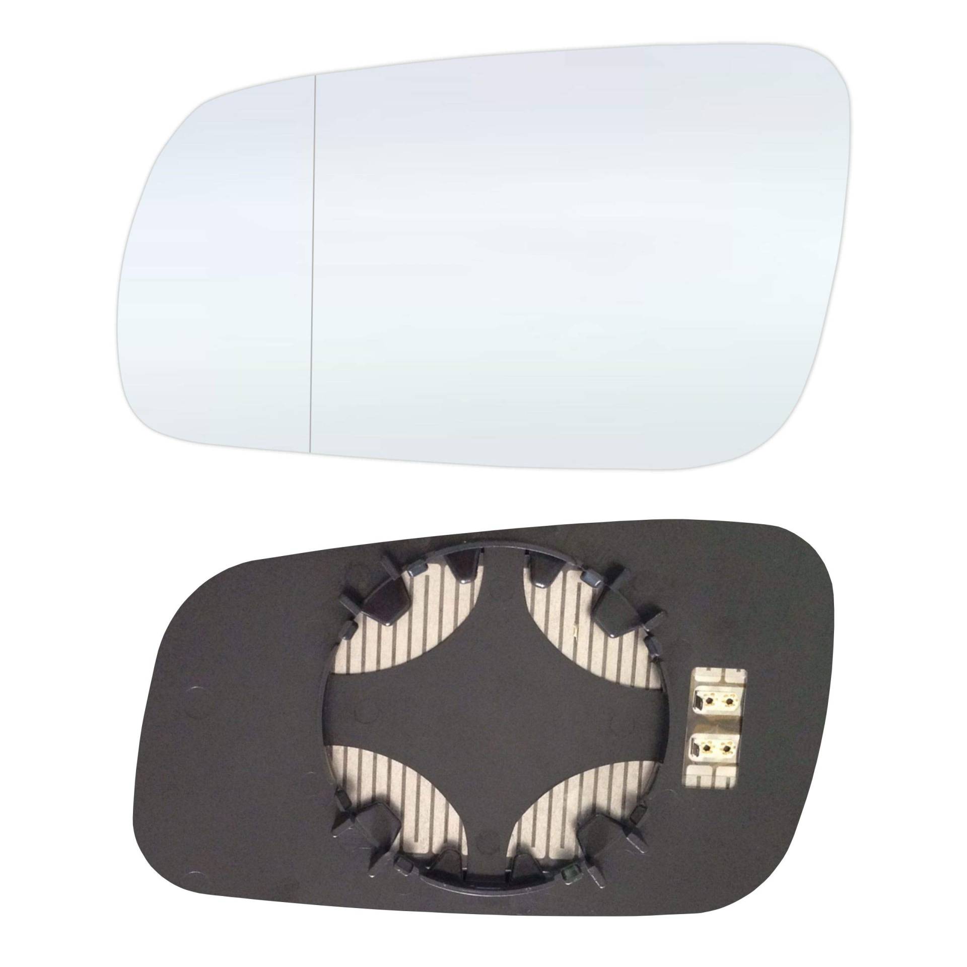 Links Fahrerseite Asphärish Spiegelglas mit Platte und Heizung #AM-SKAFBA99-LWAH von Sylgab