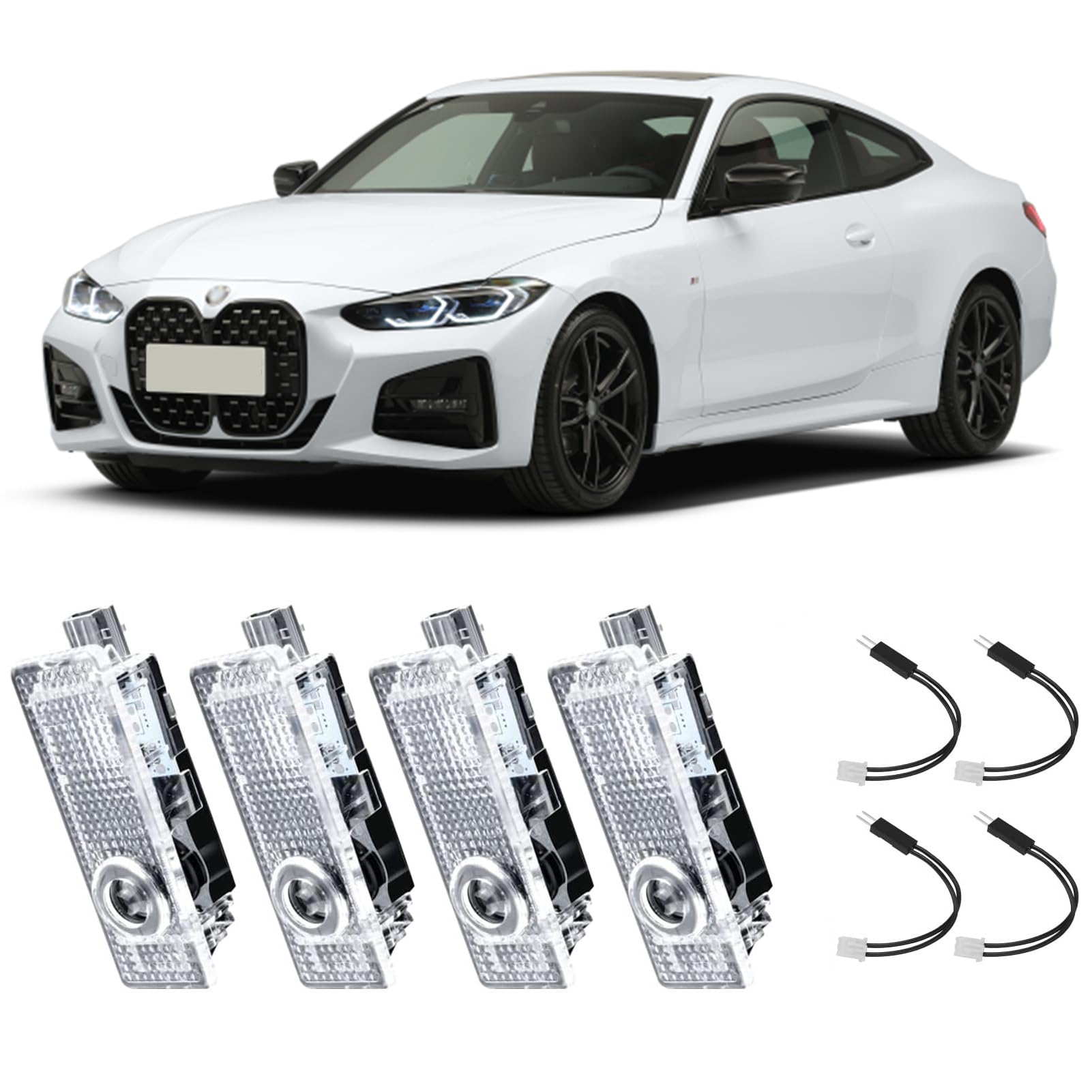 Sylswx 4 Stück Autotür Licht Projektor Türbeleuchtung Anwendbar auf 1 2 3 4 5 6 7er M GT X1 X3 X4 X5 X6, Türprojektoren Einstiegsbeleuchtung Unterbodenbeleuchtung Auto Zubehör Sylswx 4 Stück Autotür Licht Projektor Türbeleuchtung Anwendbar auf 1 2 3 4 5 6 7er M GT X1 X3 X4 X5 X6, Türprojektoren Einstiegsbeleuchtung Unterbodenbeleuchtung Auto Zubehör von Sylswx