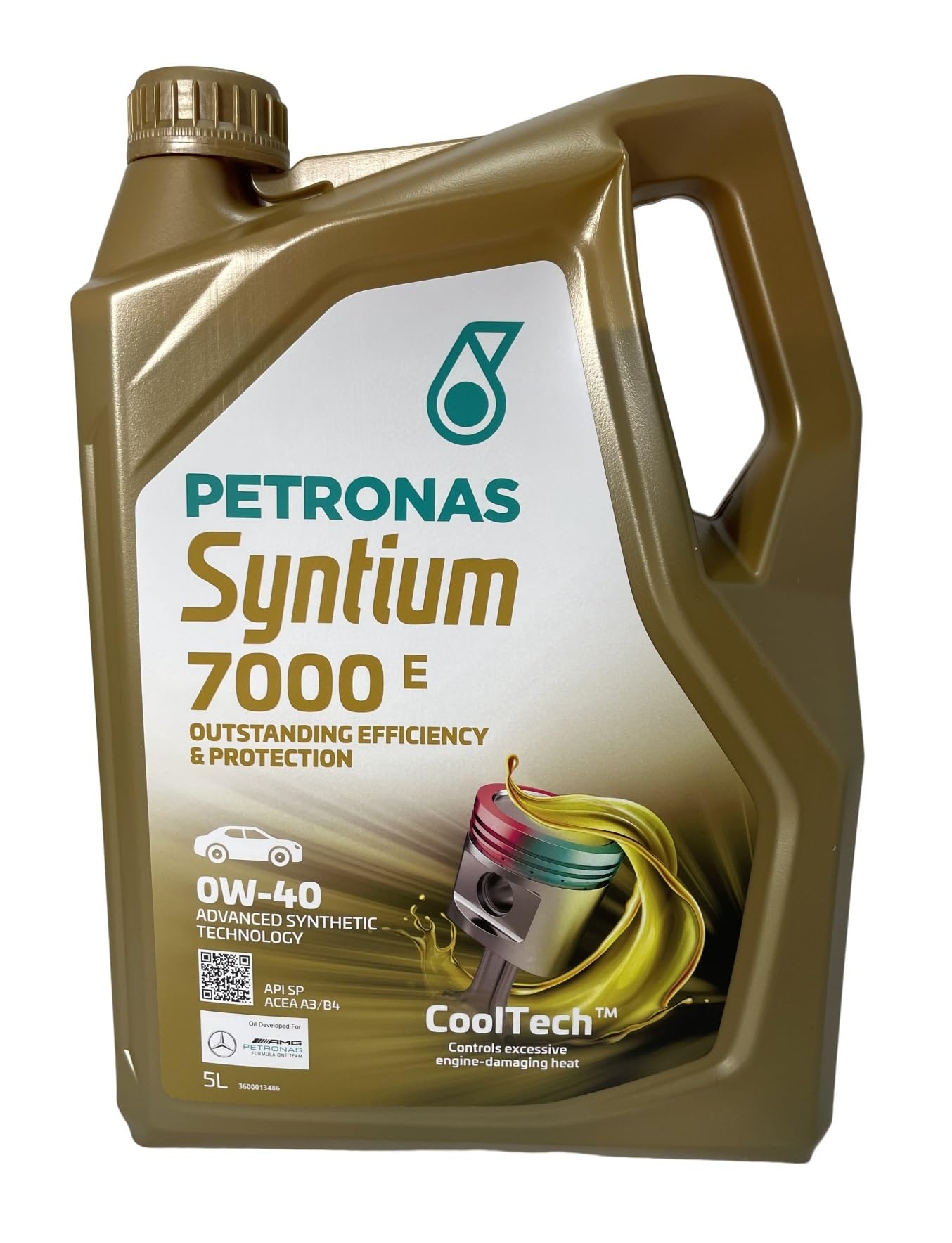 Motoröl Petronas Syntium 7000 E 0W40, 5 Liter MB229.5 von Syntium