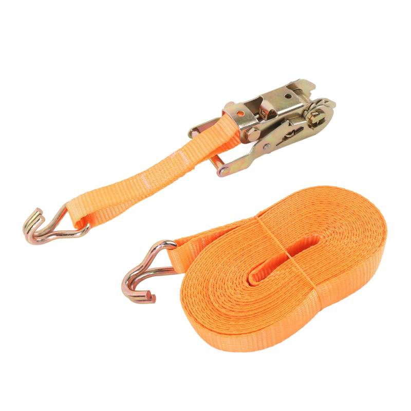 3-teiliger 7MX25mm Schwere Ratschen, Bindung, Gurteset, 1500 Kg Bruchfestigkeit, Orangefarbenes Gurtband für Hohe Sichtbarkeit, LKWs, SUVs, Off-Road-Reise, 23 von Syrisora