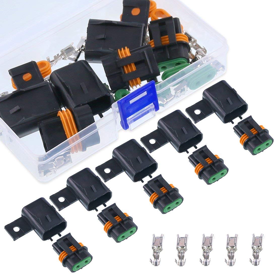 ATO ATC Sicherungshalter, wasserdicht, 5 Stück, Montageverbindung, für vorhandenes Kabelset, ideal für ATO ATC Sicherungen ATO ATC Sicherungshalter, wasserdicht, 5 Stück, Montageverbindung, für vorhandenes Kabelset, ideal für ATO ATC Sicherungen von Sysoon