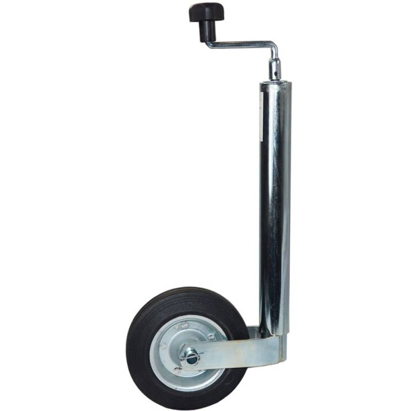 Original Systafex Stützrad für PKW Anhänger Voll Verzinkt Anhängerstützrad Vollgummireifen mit Stahlfelge & Drucklager 360kg / 3500kg von PGONA