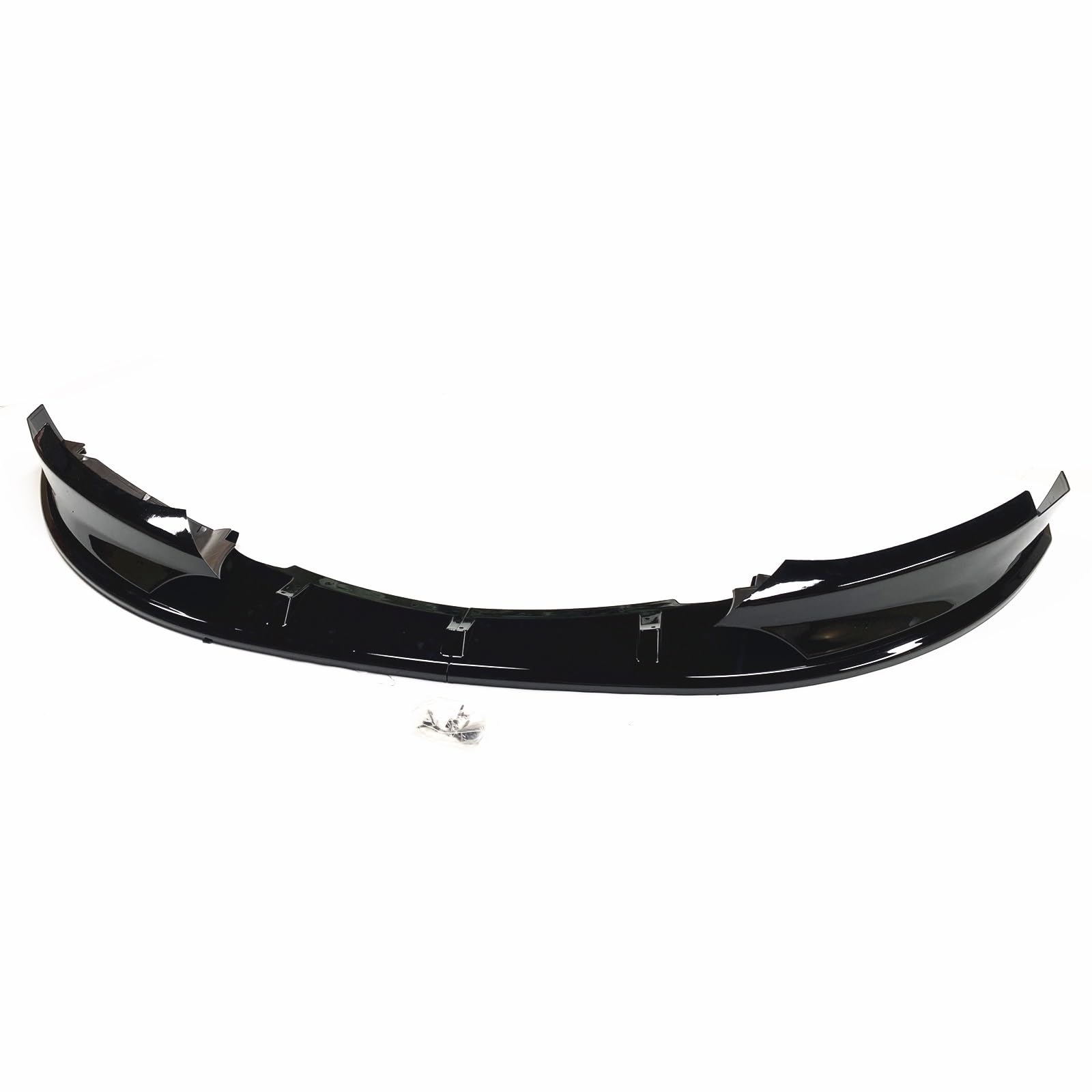 Szwaldaper, for, 1er E82 E88 M Sport 2007-2013 Frontspoilerlippe Carbonfaser-Optik/schwarz glänzend Seitliche Lüftungsschlitz-Splitterabdeckung Lüftungsblende für Nebelscheinwerfer(Glossy Black) von Szwaldaper