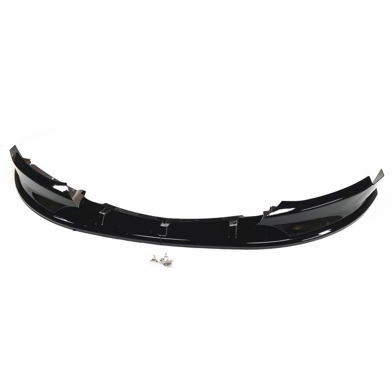 Szwaldaper, for, 1er E82 E88 M Sport 2007-2013 Frontspoilerlippe Carbonfaser-Optik/schwarz glänzend Seitliche Lüftungsschlitz-Splitterabdeckung Lüftungsblende für Nebelscheinwerfer(Glossy Black) von Szwaldaper