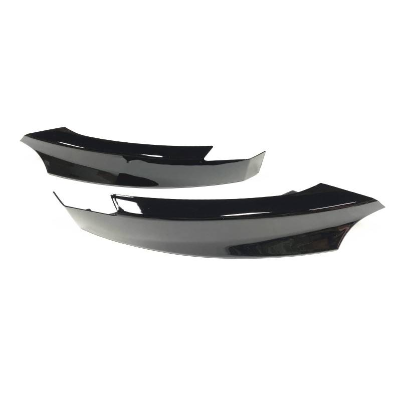 Szwaldaper, for, 1er E82 E88 M Sport 2007-2013 Frontstoßstange Seitenspoilerabdeckung Lippe ABS Carbonfaser-Optik Auto Lüftungsgitter Splitter Lüftungsblende für Nebelscheinwerfer(Glossy Black) von Szwaldaper