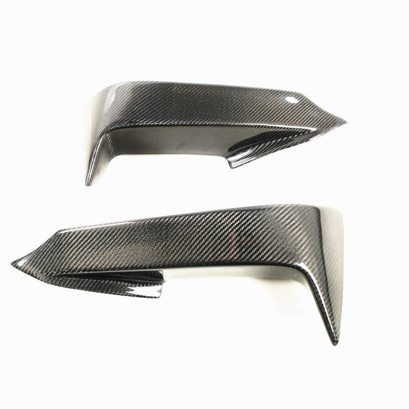 Szwaldaper, for, 6er F06 F12 F13 640i 650i M Sport M Tech 2012-2019 Frontstoßstange Seitliche Lüftungsschlitzabdeckung Carbon Fiber Splitter Spoiler Lüftungsblende für Nebelscheinwerfer von Szwaldaper