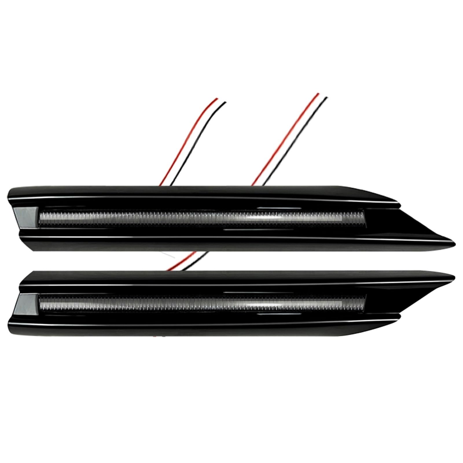 Szwaldaper, for, C-Klasse W206 C200 C30 C63 AMG 2022-2023 Frontstoßstange Seitensplitterabdeckung Entlüftungsöffnung Tagfahrlichtlampe Lüftungsblende für Nebelscheinwerfer(2X Lamp) von Szwaldaper