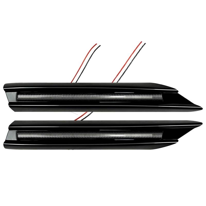 Szwaldaper, for, C-Klasse W206 C200 C30 C63 AMG 2022-2023 Frontstoßstange Seitensplitterabdeckung Entlüftungsöffnung Tagfahrlichtlampe Lüftungsblende für Nebelscheinwerfer(2X Lamp) von Szwaldaper